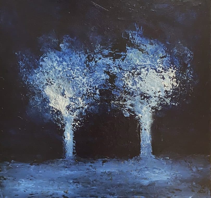 Two Trees Chatting During the Night